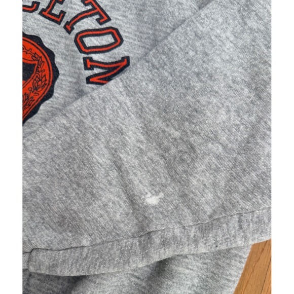 Champion Princeton University Hoodie Mens XXL Gray Vintage Raglan Pullover - Picture 7 of 9